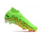 Nike Zoom Mercurial Superfly 9 Elite FG Verde Amarillo
