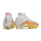 Nike Zoom Mercurial Superfly 9 Elite FG Blanco Amarillo