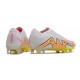 Nike Zoom Mercurial Vapor XV Elite FG Blanco Rosa Amarillo