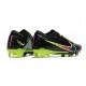 Nike Zoom Mercurial Vapor XV Elite FG Negro Rosa Verde