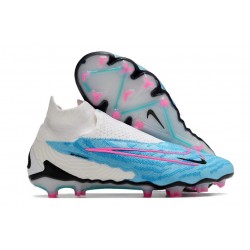 Nike Phantom GX Elite DF Link FG Azul Báltico Rosa Blast Blanco Láser Azul