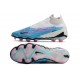 Nike Phantom GX Elite DF Link FG Azul Báltico Rosa Blast Blanco Láser Azul