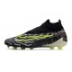 Nike Phantom GX Elite DF Link FG Negro Voltio Blanco Azul Glow