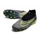 Nike Phantom GX Elite DF Link FG Negro Voltio Blanco Azul Glow