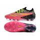 Nike Phantom GX Elite Gripknit FG Rosa Negro Amarillo