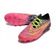 Nike Phantom GX Elite Gripknit FG Rosa Negro Amarillo