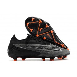 Nike Phantom GX Elite Gripknit FG Negro Cumbre Blanco Dk Gris Humo