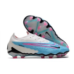 Nike Phantom GX Elite Gripknit FG Azul Báltico Rosa Blast Blanco Láser Azul