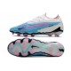 Nike Phantom GX Elite Gripknit FG Azul Báltico Rosa Blast Blanco Láser Azul