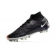 Nike Zoom Mercurial Superfly IX Elite SG Negro Cobre Metálico Blanco