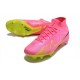 Nike Zoom Mercurial Superfly IX Elite SG Rosa Blast Voltio Gridiron