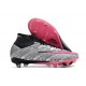 Nike Zoom Mercurial Superfly IX Elite SG Plateado Metalizado Rosa Hyper Negro