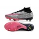 Nike Zoom Mercurial Superfly IX Elite SG Plateado Metalizado Rosa Hyper Negro