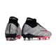 Nike Zoom Mercurial Superfly IX Elite SG Plateado Metalizado Rosa Hyper Negro