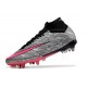 Nike Zoom Mercurial Superfly IX Elite SG Plateado Metalizado Rosa Hyper Negro