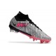 Nike Zoom Mercurial Superfly IX Elite SG Plateado Metalizado Rosa Hyper Negro