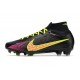 Nike Zoom Mercurial Superfly 9 Elite FG Negro Rosa Amarillo