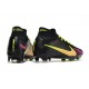 Nike Zoom Mercurial Superfly 9 Elite FG Negro Rosa Amarillo