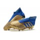 adidas Zapatillas de fútbol Predator 19+ FG - Oro Azul