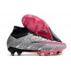 Nike Zoom Mercurial Superfly 9 Elite FG Plateado Metalizado Rosa Negro