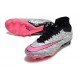 Nike Zoom Mercurial Superfly 9 Elite FG Plateado Metalizado Rosa Negro