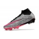 Nike Zoom Mercurial Superfly 9 Elite FG Plateado Metalizado Rosa Negro