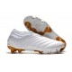 adidas Botas de Futbol Copa 19+ FG Blanco Oro