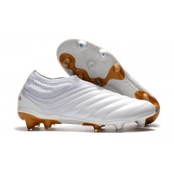 adidas Botas de Futbol Copa 19+ FG Blanco Oro