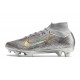 Nike Zoom Mercurial Superfly 9 Elite FG Plateado Metalizado Oro