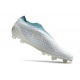 Zapatos de Fútbol adidas Copa Pure+ FG Blanco Gris Dos Azul Usado