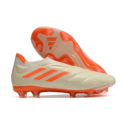 Zapatos de Fútbol adidas Copa Pure+ FG Off Blanco Equipo Solar Naranja