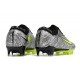 Nike Zoom Mercurial Vapor XV Elite FG Plateado Metalizado Negro Verde