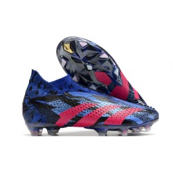 Zapatos adidas Predator Accuracy+ FG Paul Pogba Azul Lúcido Equipo Rea Magenta Core Negro