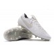 Nike Tiempo Legend 8 Elite FG Botas de Fútbol Blanco Plata