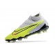 Nike Gripknit Phantom GX Elite DF FG Casi Voltio Gridiron Casi Uva