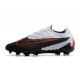 Nike Phantom GX Elite Gripknit FG Negro Gris Rojo