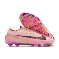 Nike Phantom GX Elite Gripknit FG Rosa Negro