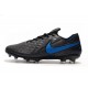 Nike Tiempo Legend 8 Elite FG Botas de Fútbol Negro Azul