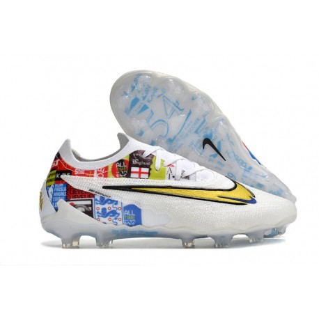 Bota de Futbol Nike Phantom GX Elite FG Blanco Oro