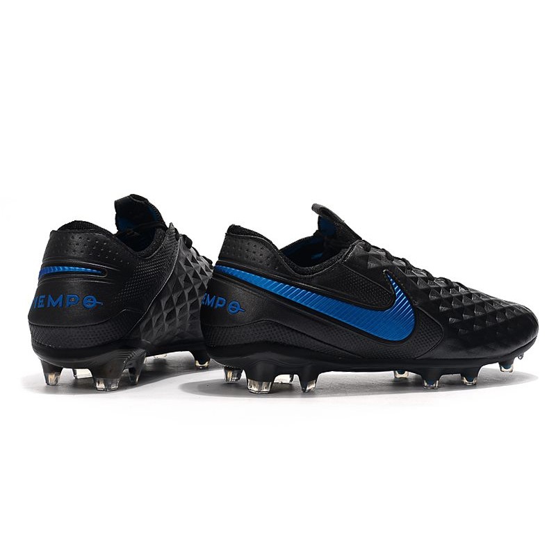 Nike Tiempo Legend 8 Elite FG Botas de Fútbol Negro Azul