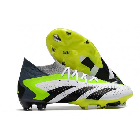 adidas Predator Accuracy.1 FG Blanco Negro Limón Lúcido