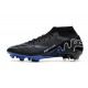 Nike Zoom Mercurial Superfly 9 Elite FG Negro Cromo Hyper Royal