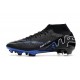 Nike Zoom Mercurial Superfly 9 Elite FG Negro Cromo Hyper Royal