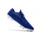 Nike Tiempo Legend 8 Elite FG Botas de Fútbol Azul Plata