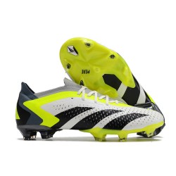 Bota adidas Predator Accuracy.1 Low FG Blanco Negro Limón Lúcido