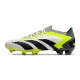 Bota adidas Predator Accuracy.1 Low FG Blanco Negro Limón Lúcido