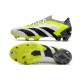 Bota adidas Predator Accuracy.1 Low FG Blanco Negro Limón Lúcido