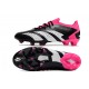 Bota adidas Predator Accuracy.1 Low FG Negro Blanco Equipo Rosa