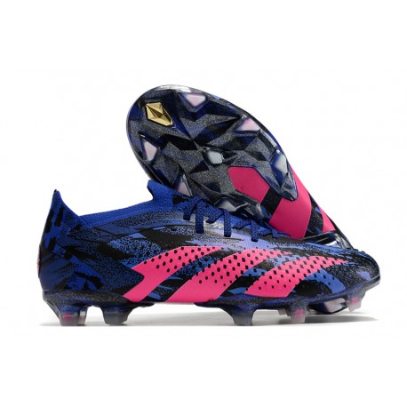 Bota adidas Predator Accuracy.1 Low FG Paul Pogba Azul Lúcido Equipo Rea Magenta Core Negro