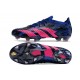 Bota adidas Predator Accuracy.1 Low FG Paul Pogba Azul Lúcido Equipo Rea Magenta Core Negro